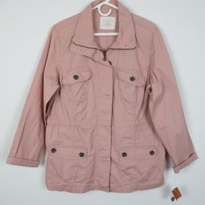 *NWT* Sonoma, Women's Pink Utility Jacket, XLarge